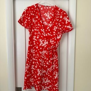 J. Crew Floral Wrap Dress